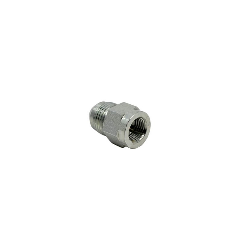 3/8 Female JIC x 1/2 Male JIC - Tube Reducer - Steel