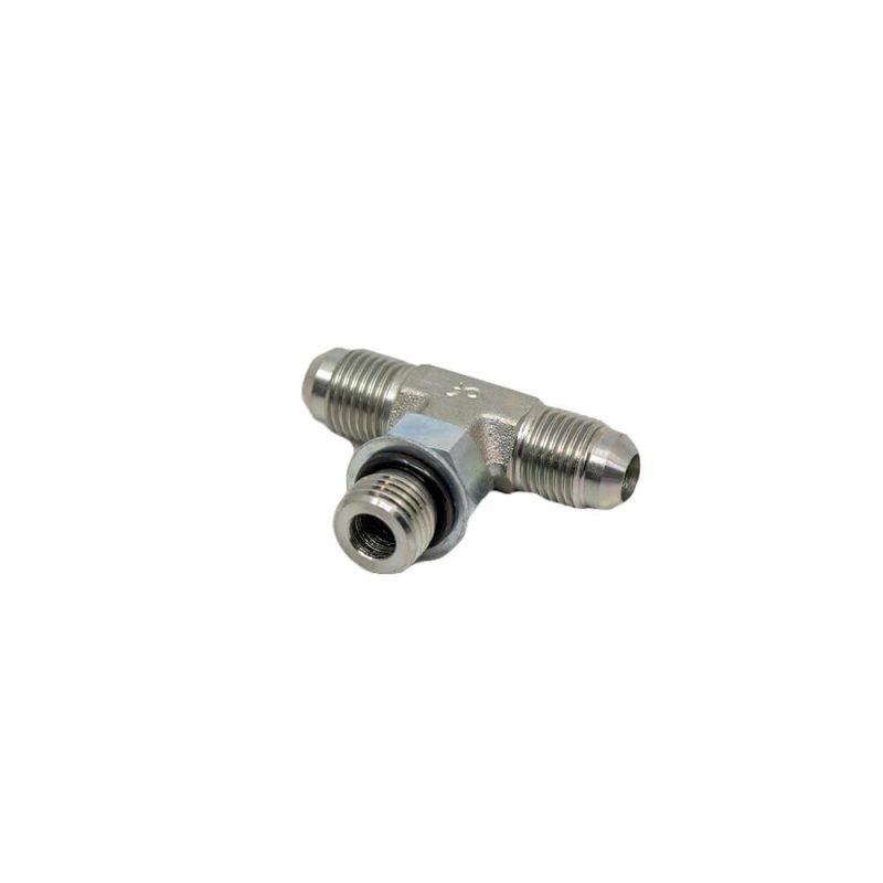 3/8 Male JIC x 3/8 Male JIC x 3/8 Male ORB - Straight Thread Branch Tee - Steel