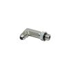3/8 Male JIC x 3/8 Male O-Ring Boss 90° - Straight Thread Elbow Extra Long - Steel