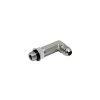 3/8 Male JIC x 3/8 Male O-Ring Boss 90° - Straight Thread Elbow Extra Long - Steel