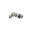 3/8 Male JIC x 3/8 Male O-Ring Boss 90° - Straight Thread Elbow Long - Steel