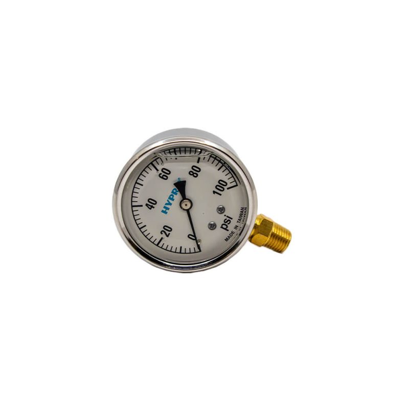 100 PSI Liquid Filled Gauge
