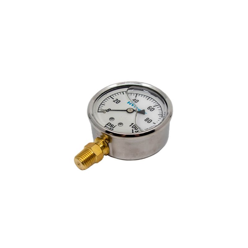 100 PSI Liquid Filled Gauge