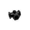 3/4 FNPT x 1/4 Gauge Port Tee