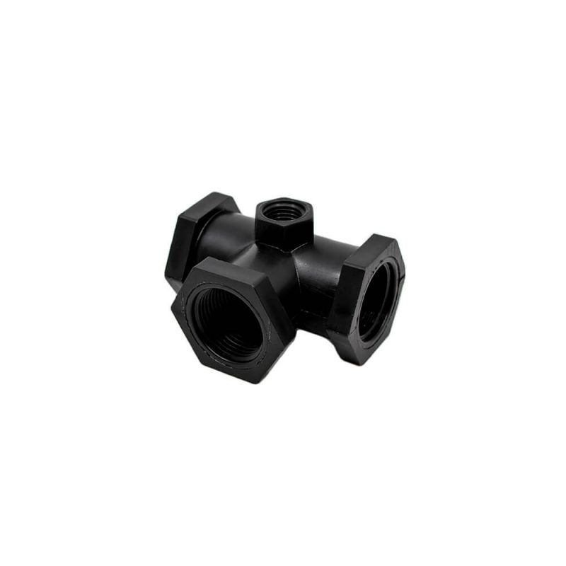 3/4 FNPT x 1/4 Gauge Port Tee