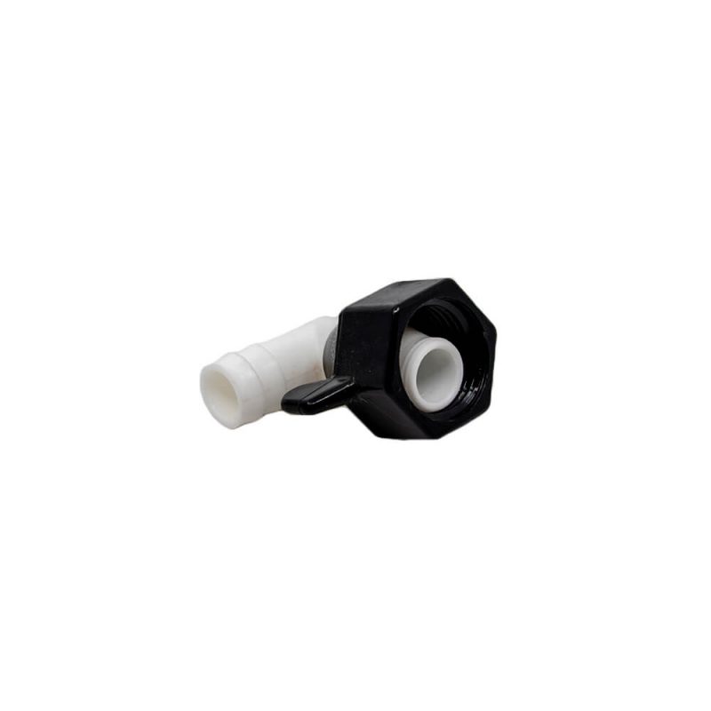 1/2 FNPT x 1/2 Barb 90 Pump Fitting