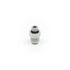 1/2 Male JIC x 3/8 Male O-Ring Boss - Straight Thread Connector - Steel