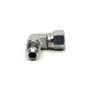 3/8 Male JIC x 3/8 Female JIC Swivel 90° - Swivel Nut Elbow - Steel view 1
