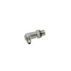 1/4 Male JIC x 3/8 Male O-Ring Boss 90° - Long Straight Thread Elbow - Steel