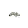 3/8 Male JIC x 3/8 Bulkhead Male JIC 90° - Bulkhead Union Elbow w/ Locknut - Steel