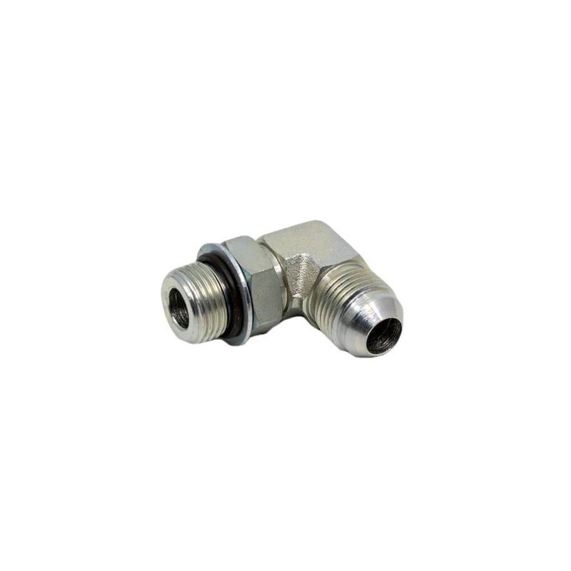 1/2 Male JIC x 1/2 Male O-Ring Boss 90° - Straight Thread Elbow - Steel