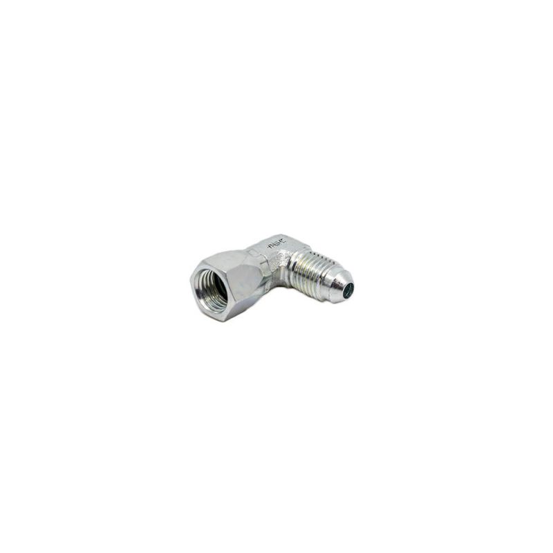 1/4 Male JIC x 1/4 Female JIC Swivel 90° - Swivel Nut Elbow - Steel