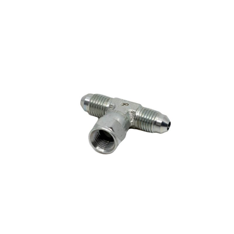 1/4 Male JIC x 1/4 Male JIC x 1/4 Female JIC Swivel - Swivel Nut Branch Tee - Steel
