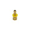 3/8 Push-Lock Hose Barb x 3/8 Female JIC Swivel - Brass