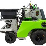 http://side%20view%20of%20steel%20green%20manufacturing%20spreader-sprayer%20with%20snowplow%20attachment