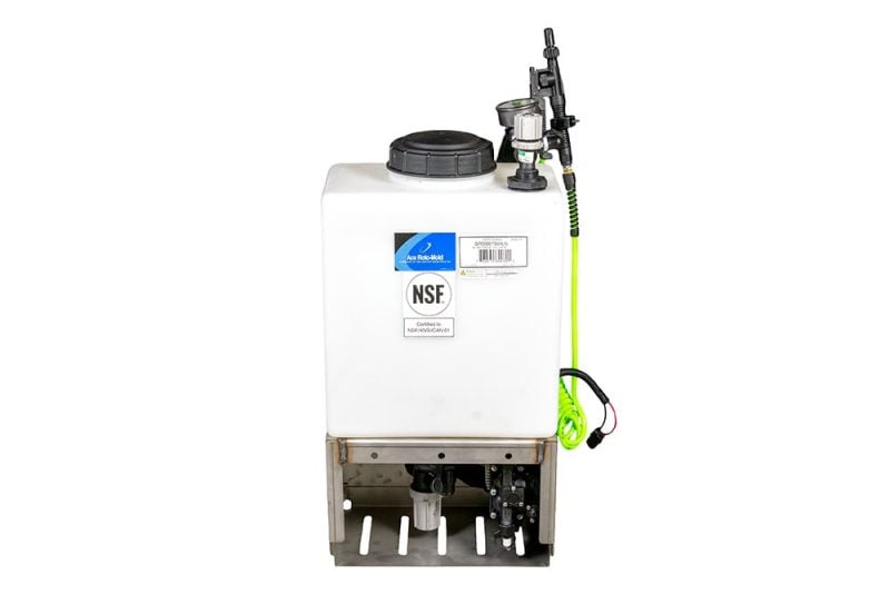 7-Gallon Independent Chemical Tank Kit left view 1