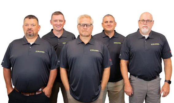 steel green founders smiling for portrait