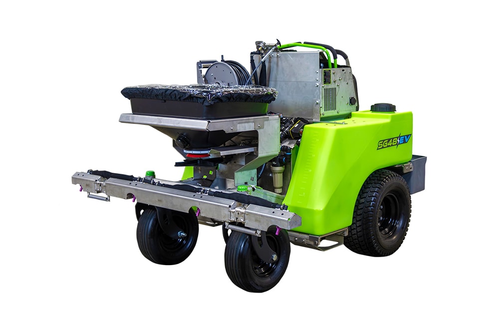 SG48EV - An All-Electric, Zero-Turn Spreader/Sprayer | Steel Green