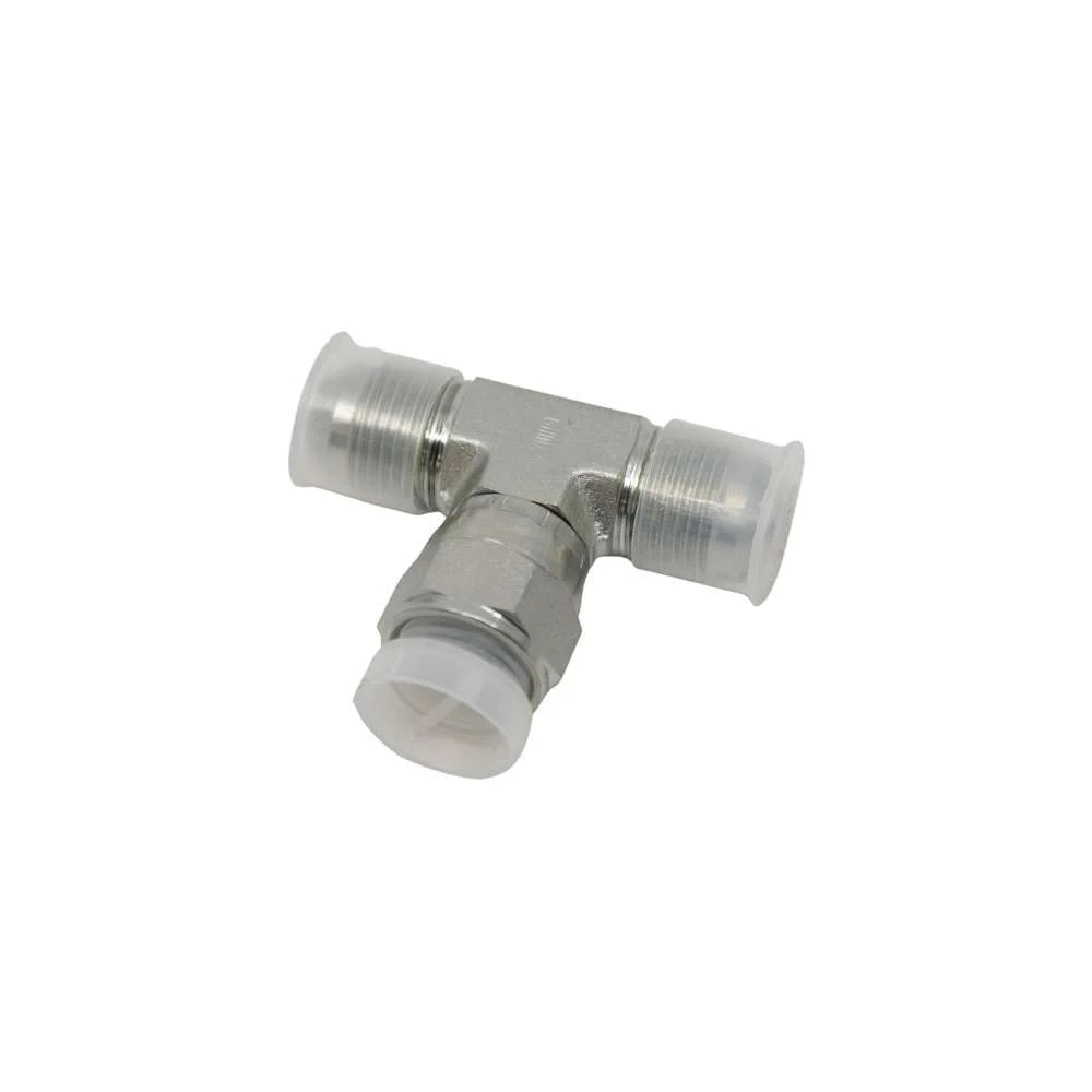 1/2 Male JIC x 1/2 Male JIC x 1/2 Female JIC Swivel – Swivel Nut Branch Tee -Stl
