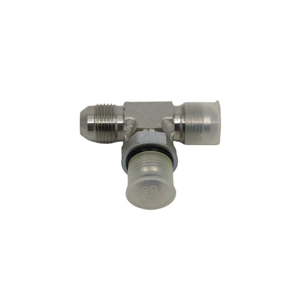1/2 Male JIC x 1/2 Male JIC x 1/2 Male ORB – Straight Thread Branch Tee – Steel