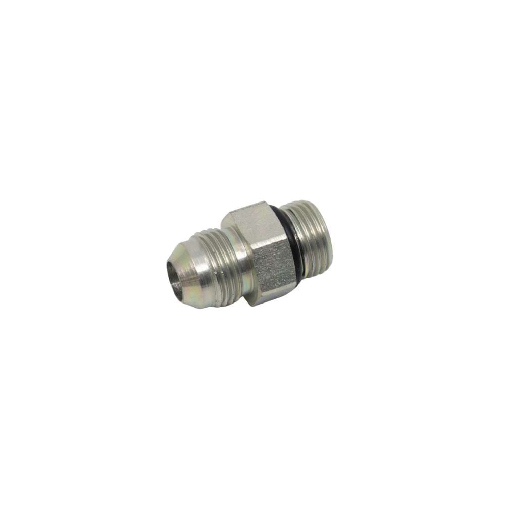 1/2 Male JIC x 1/2 Male O-Ring Boss – Straight Thread Connector – Steel